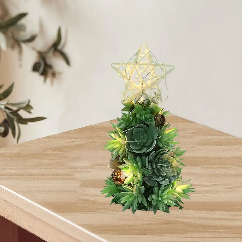 Artificial   Ornaments  Tree Bonsai with Star for Party Living Room Bedroom Desktop Children Toy