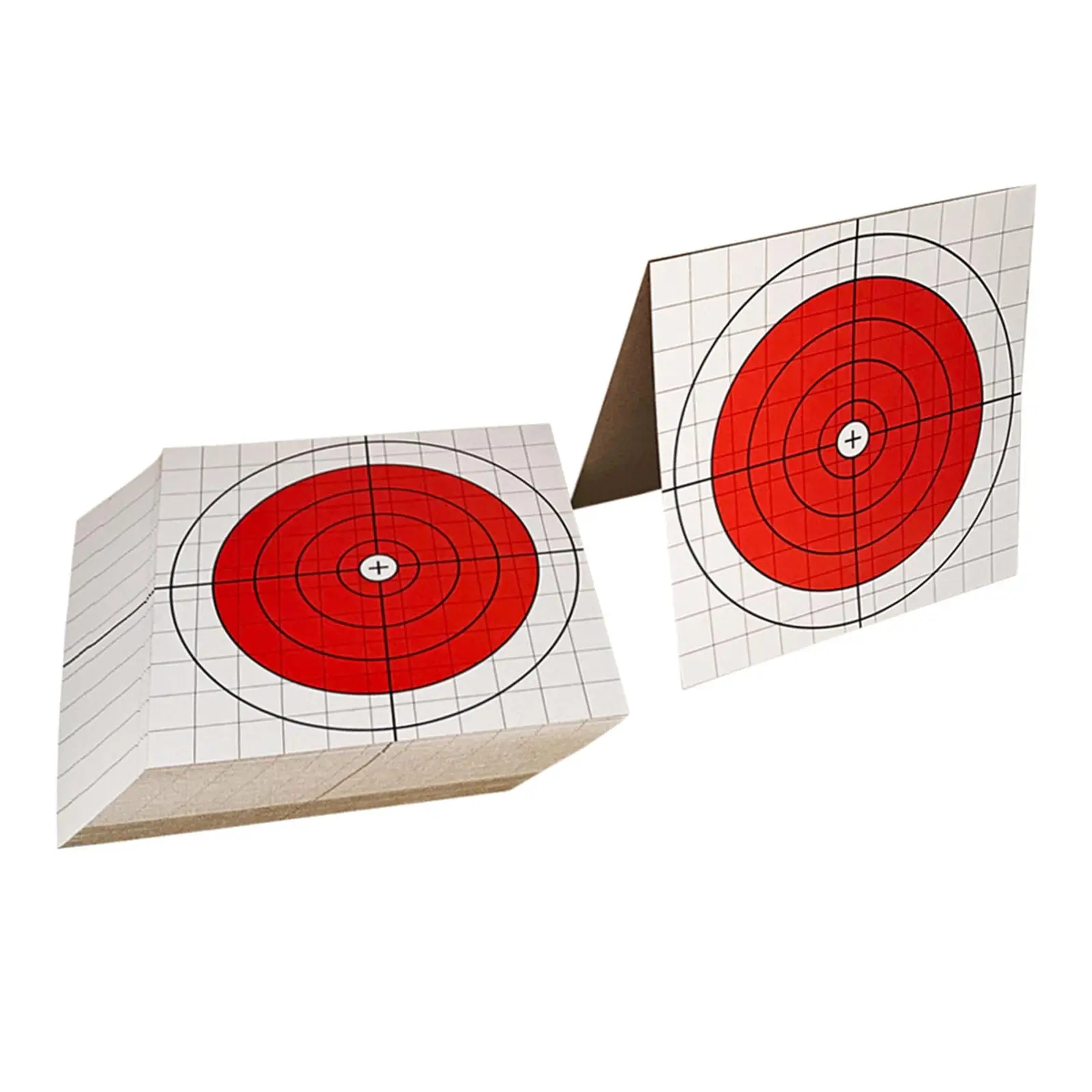100 Pieces Coated Paper Shooting Aim Targets 14x14cm Markers for  Bow