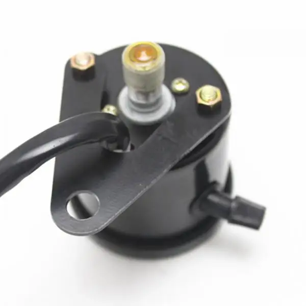 Black Universal 12V Motorcycle Dual Odometer Speedometer Gauge LED Backlight Signal