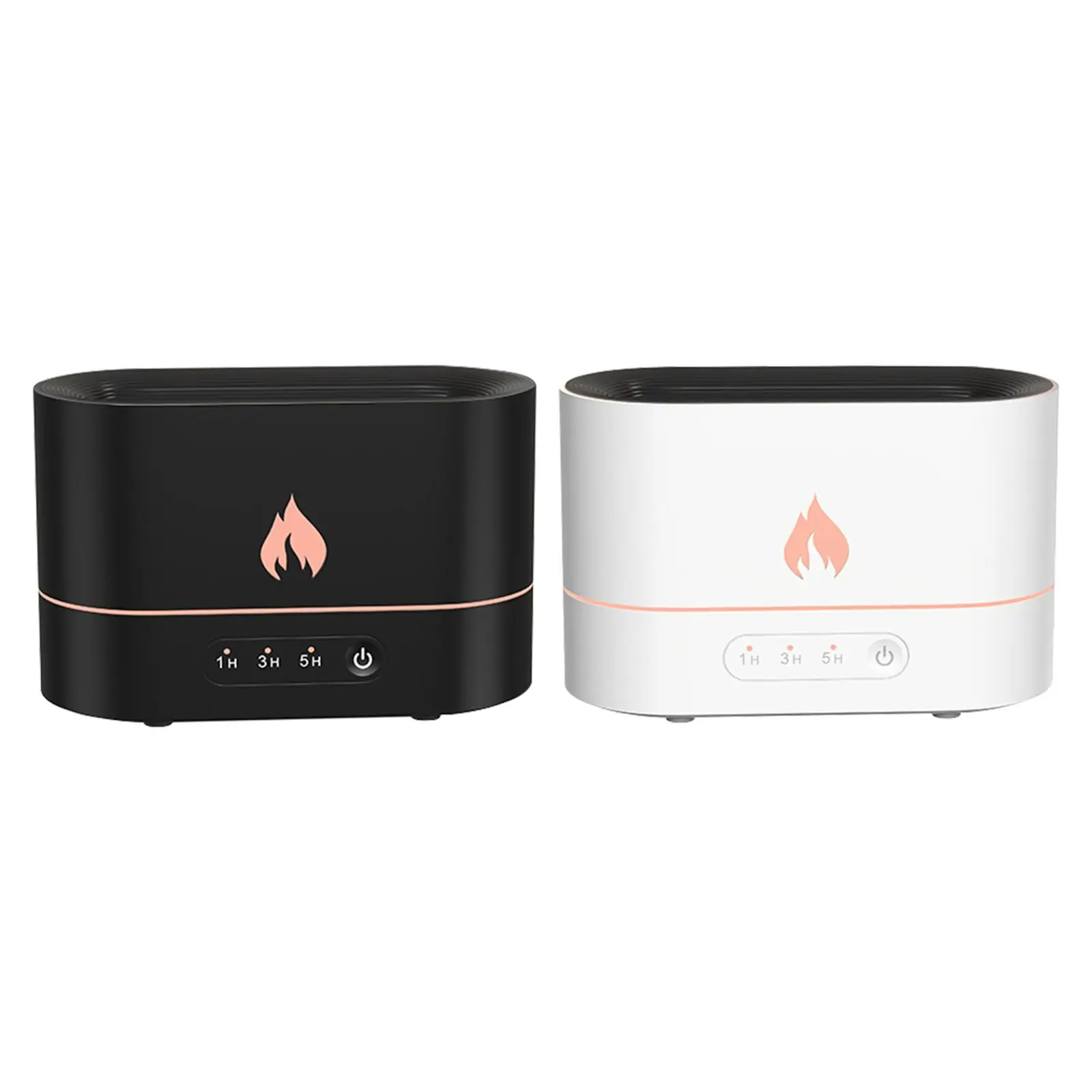  Air Humidifier Auto-Shut Off 3D Flame  Aroma Aromatherapy Diffuser USB Silent for Living Room Desktop Yoga  SPA