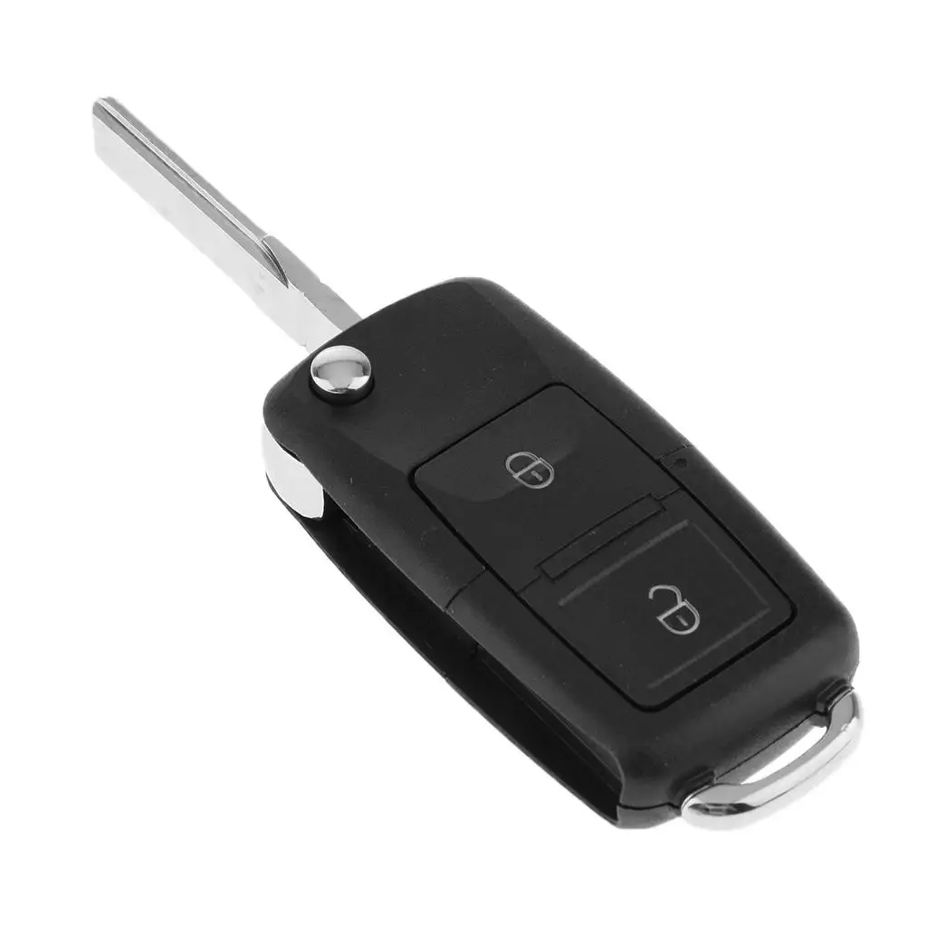 2 Buttons Car Flip Remote Key ID48For Golf MK4 Part Number:1J0959753CT