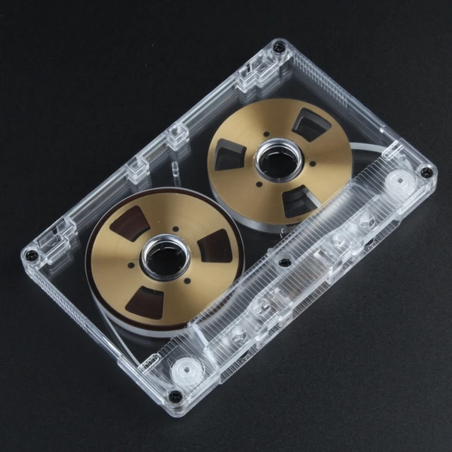 Homemade Retro Metal Reel To Reel 46 Min Blank Cassette Tape