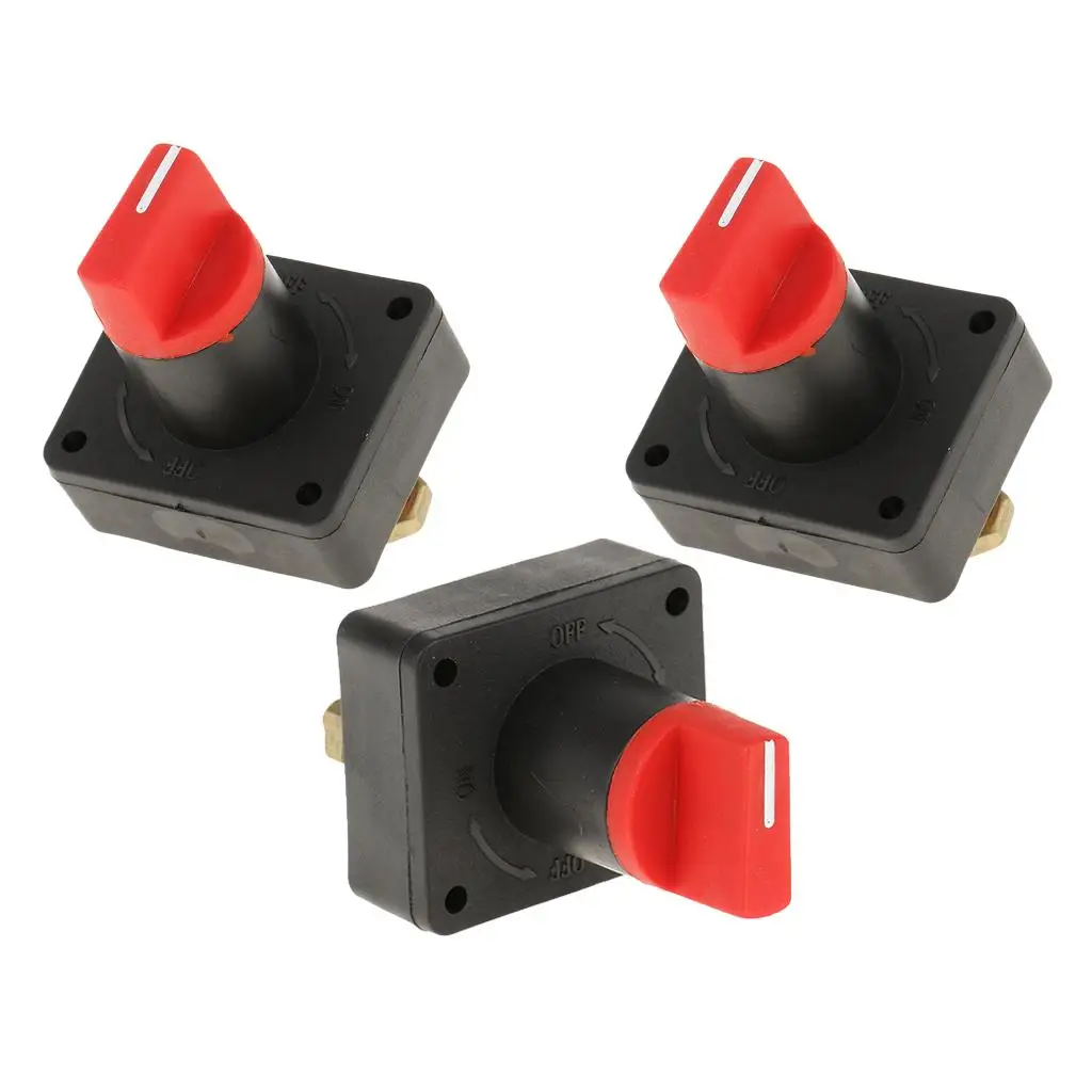 3 of 00A Disconnect Rotary Cut Off Isolator Switch Boat Truck Camper