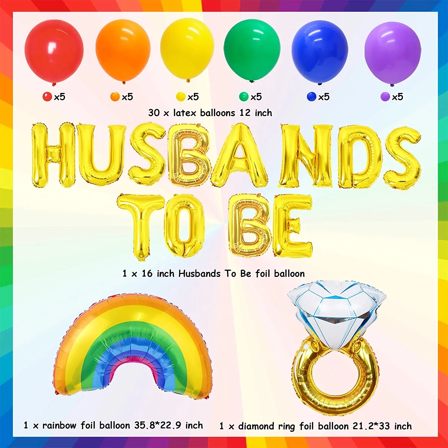 Cheereveal муж быть гей задействовать мужчин девичник украшения для  вечеринок радужные шары для мужчин ЛГБТ, гей-Прайд месячные принадлежности  | AliExpress