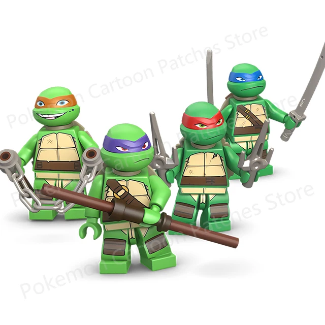 Teenage Mutant Ninja Turtles Fusible Patch Sticker Clothing Thermoadhesive  Anime Patches for Men DIY T-shirt