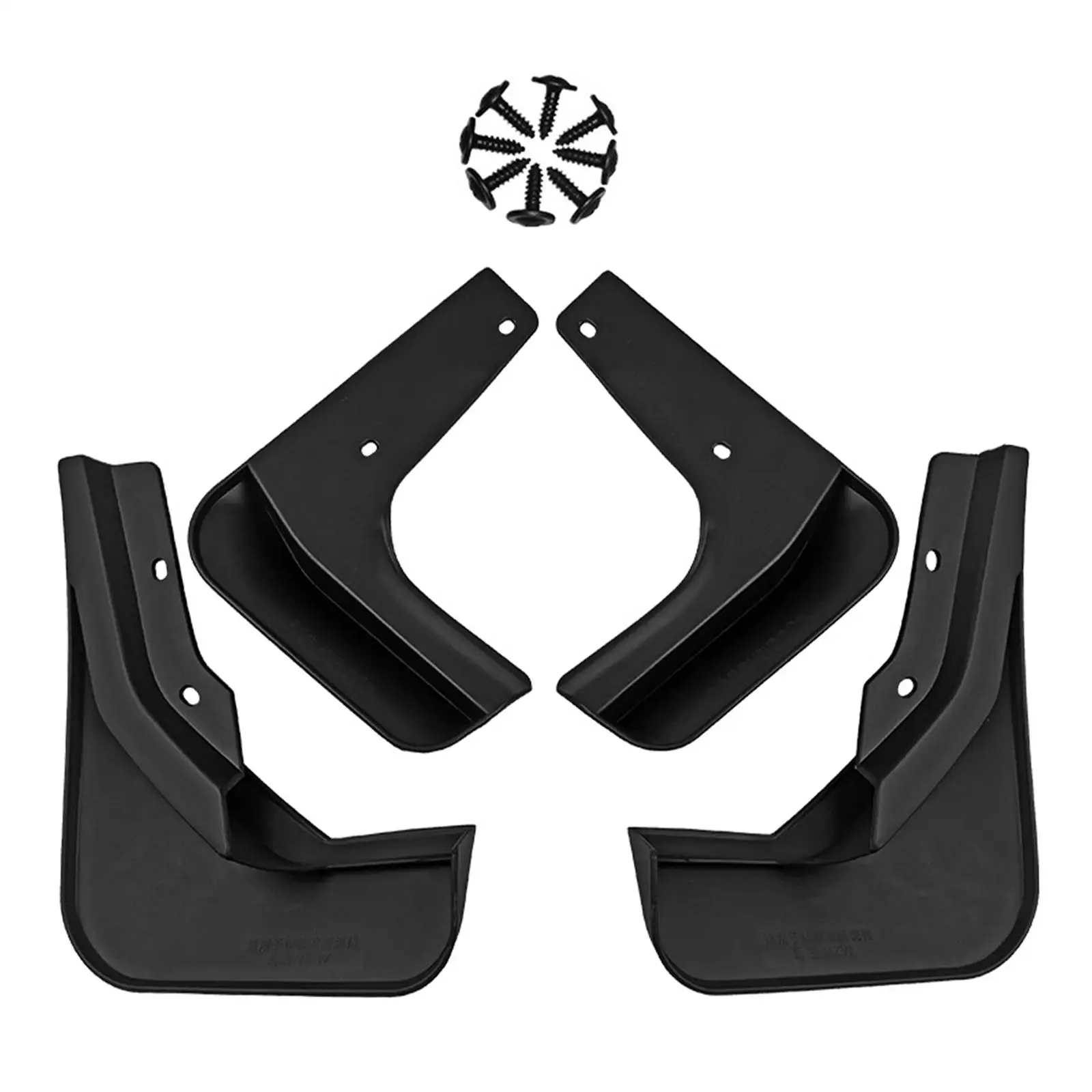 4 Pieces Car Mud Flaps Splash Guards Mudguard Fender for Volkswagen Sagitar Quality Premium Easy Installation