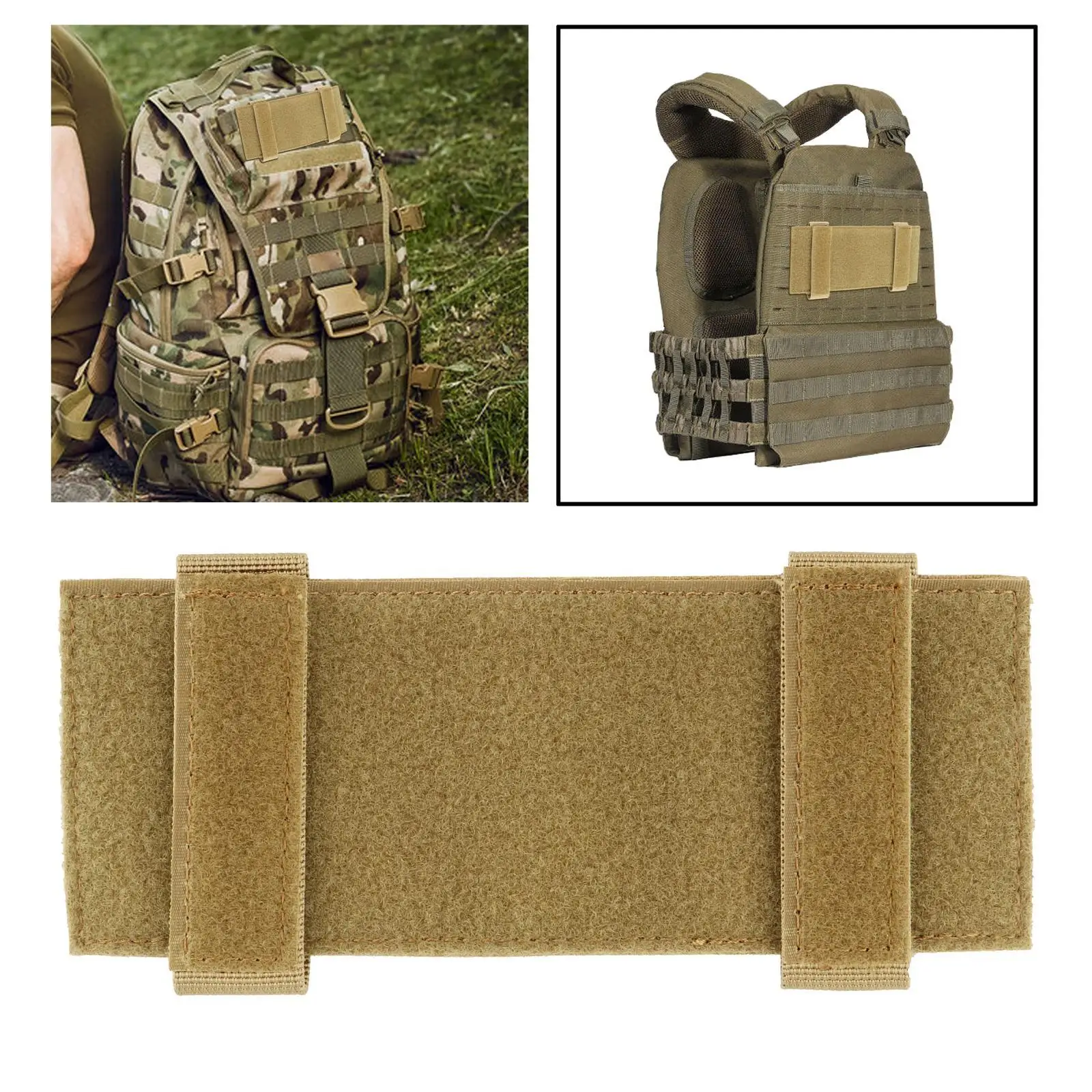 Morale Patches Board Molle Attachment Display Collection Stick Base Storage System Mounting Paste Pad for Bag Hunting Shooting