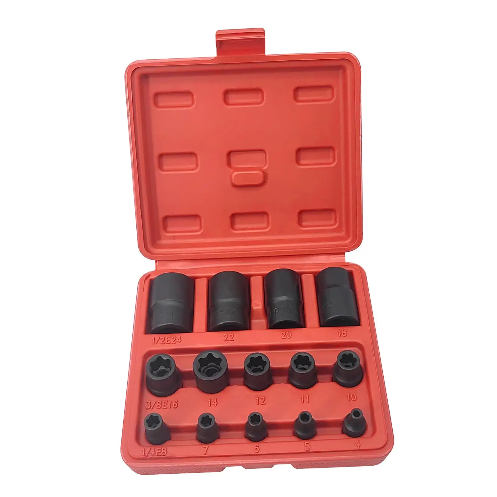  Set, 1/4inch -, 3/8inch EP11-Ep16, with Carry Case, Portable External  Set, 1/2inch EP18-Ep2 Female  Set