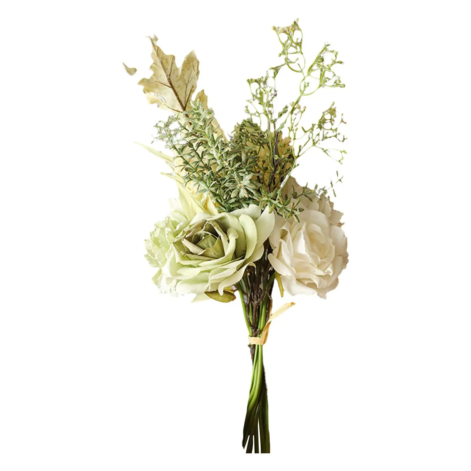 Artificial Flowers Bouquet Bridal Decorative Realistic Simulation Hydrangea Flower for Wedding Decoration