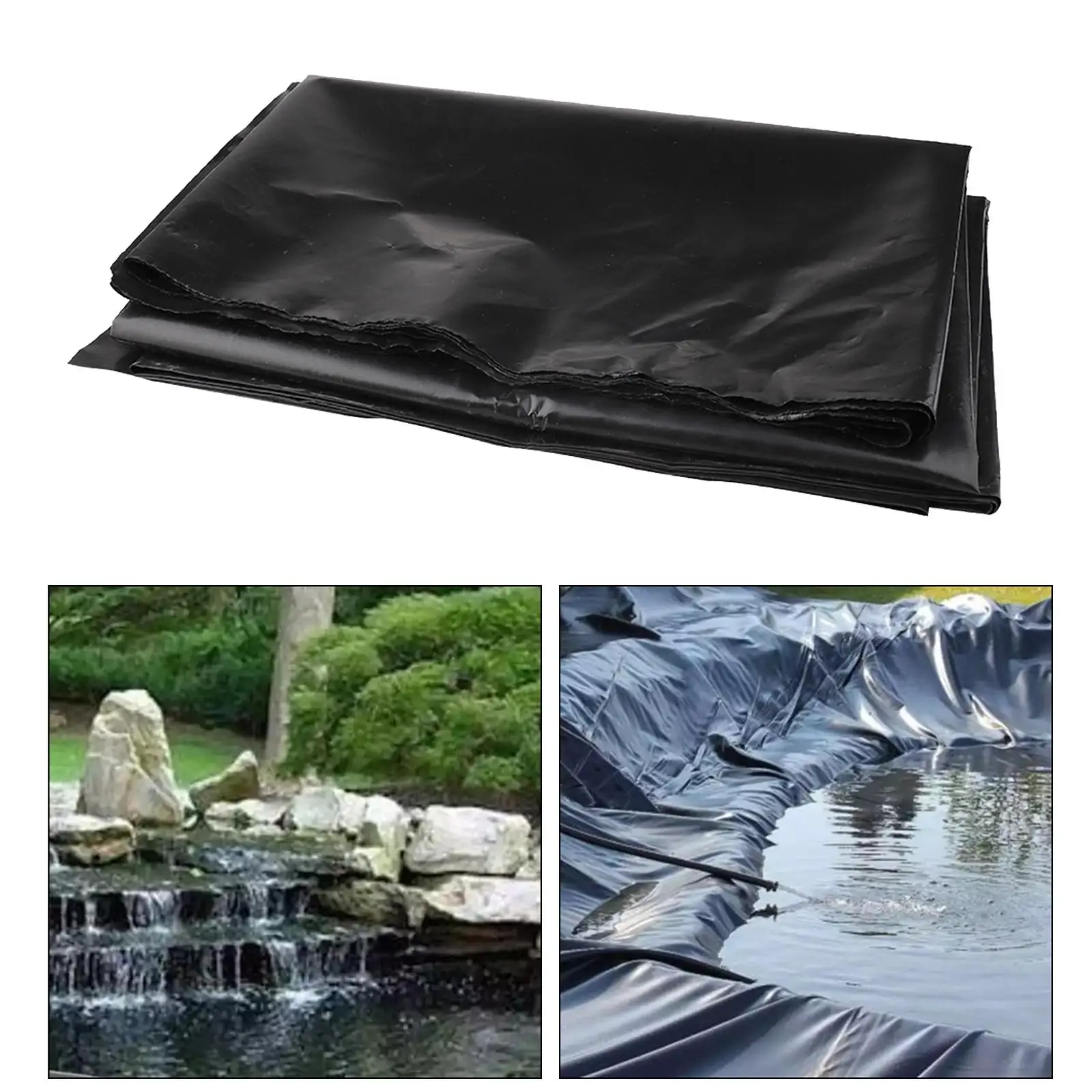 Impermeable Film Tear-Resistant Waterproof for Fish Pond Black