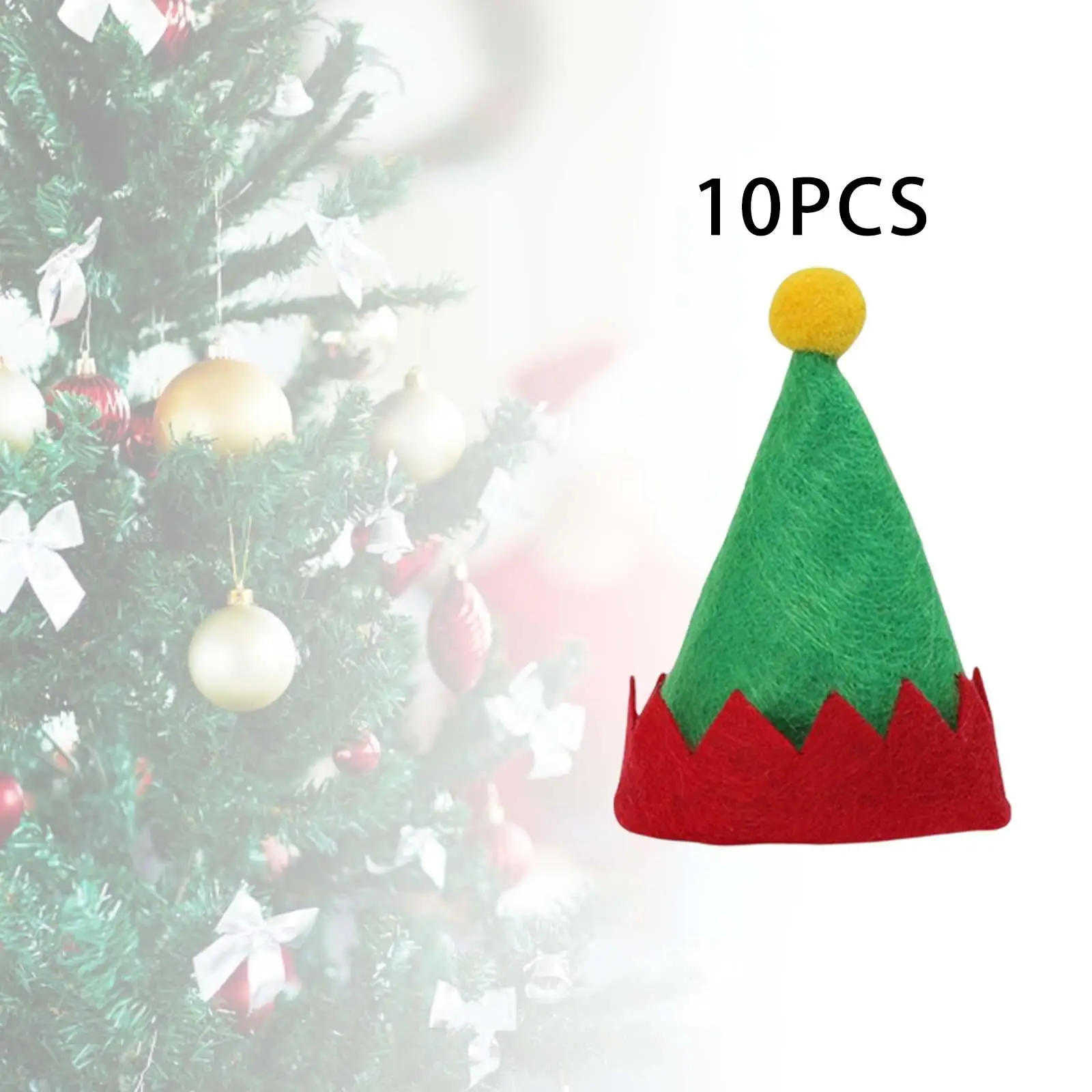 Mini Christmas Hat Lollipop Candy Cover Cap for Table New Year Gift Party Decoration