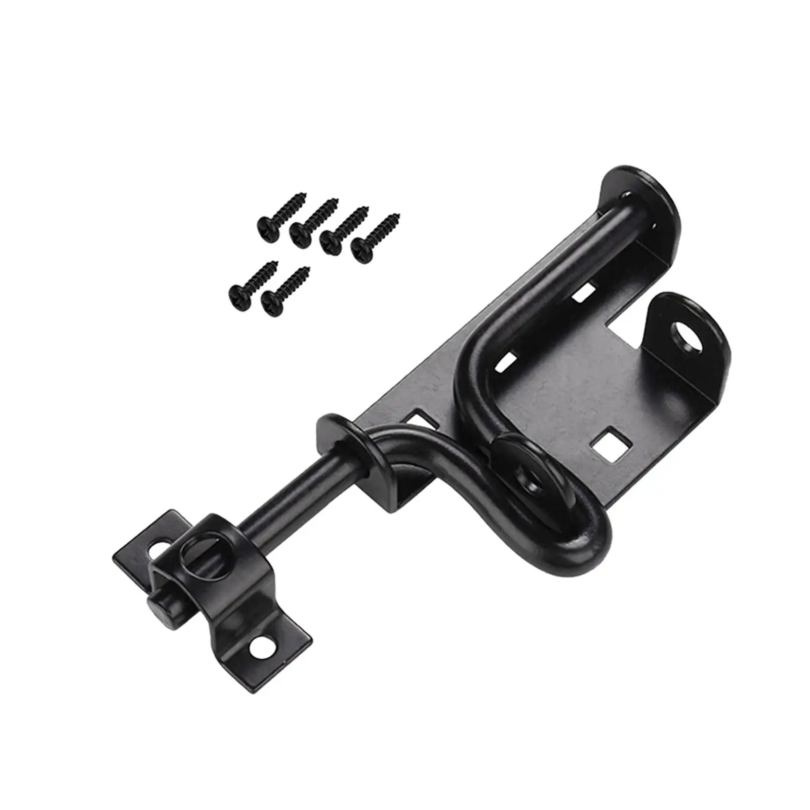 Fence Gate Latch Self Locking Easy to Install for Wooden Fence Courtyard