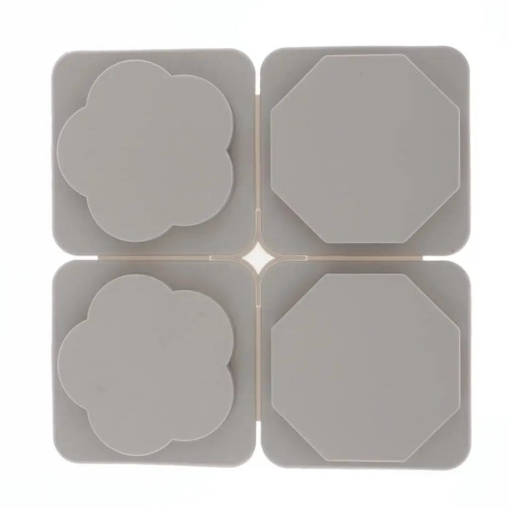 4-cavity Geometric Resin ,Creative Plaster , Great for Resin Pendant Making,Scented Tablet, DIY 