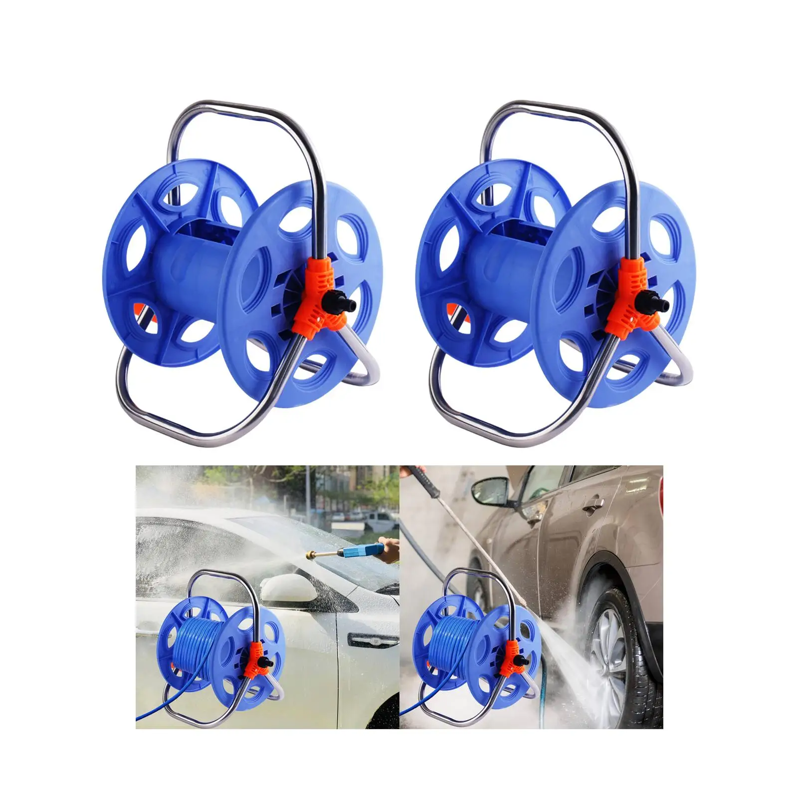 Water Hose Reel Hose Storage Stand for Outside Household Irrigation System