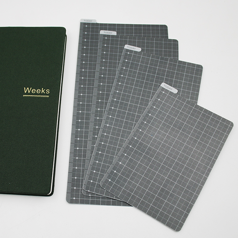 Fromthenon Journal Notebook Scrapbooking Matte PVC Schneiden Grundplatte A5A6 Planer Original Lineal Board für Midori Schreibwaren – Detail 7