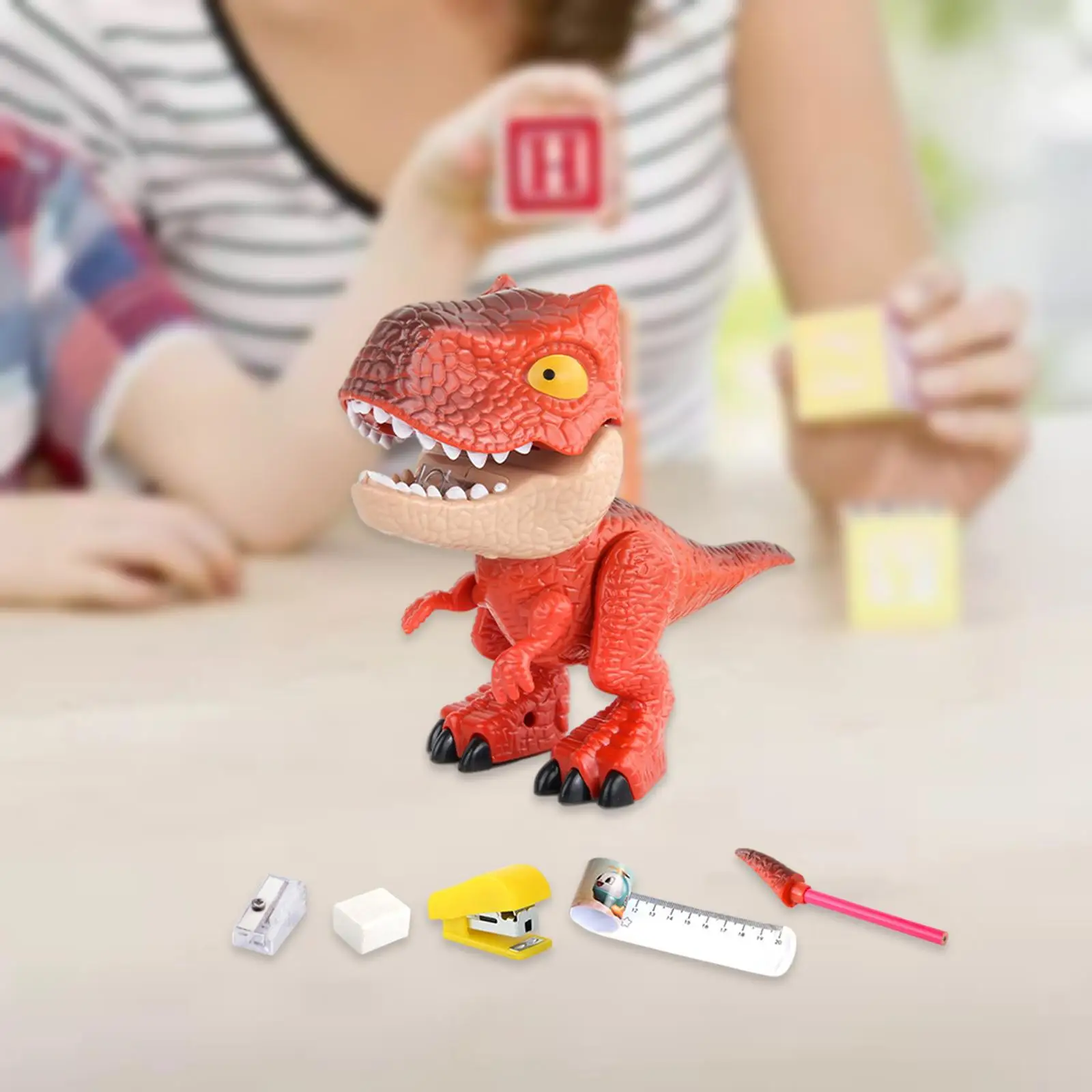 DIY Disassembly Dinosaur Toys Stationery Stapler Pencil Toys for Children