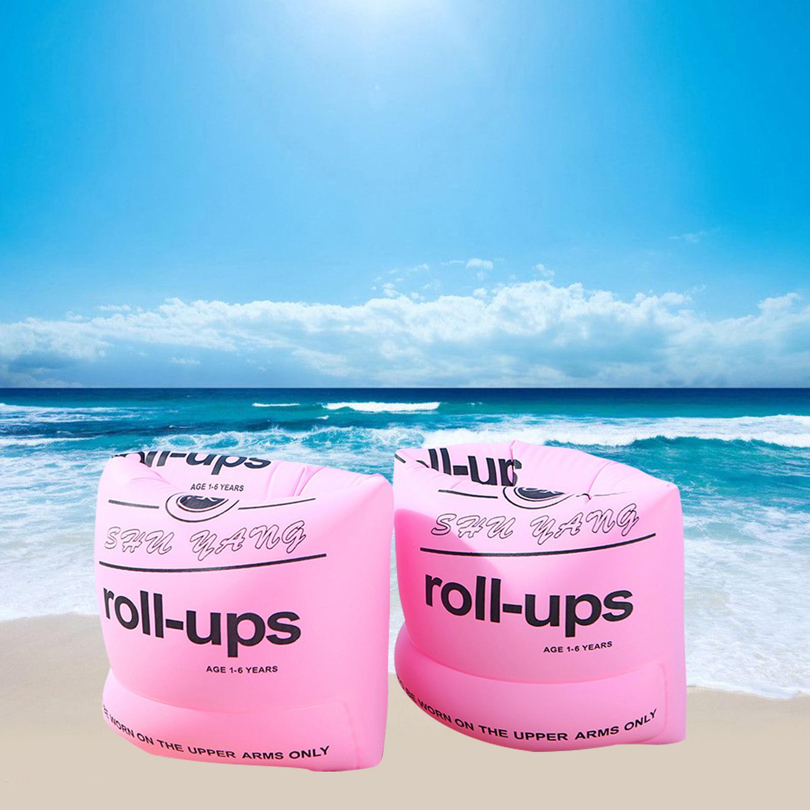 PVC Inflatable Swimming Rings Tube Armlets Kids Adult Tube Arm Bands Floater Ring Safety Sleeves for Water Sports Swimming Pool