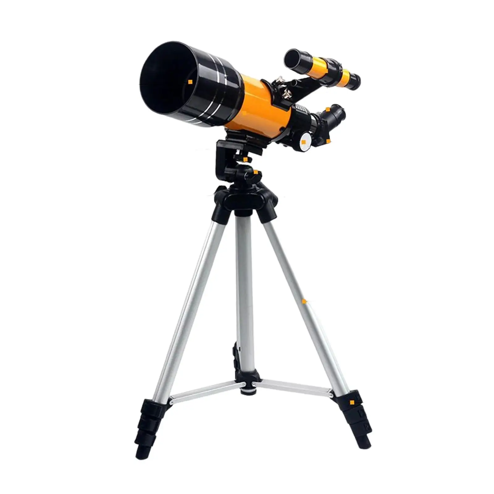 Travel Telescope 70mm apertures Fully Coated with H6mm H20mm Eyepiece Astronomical Refractor Telescopes for Kids Adults Beginner