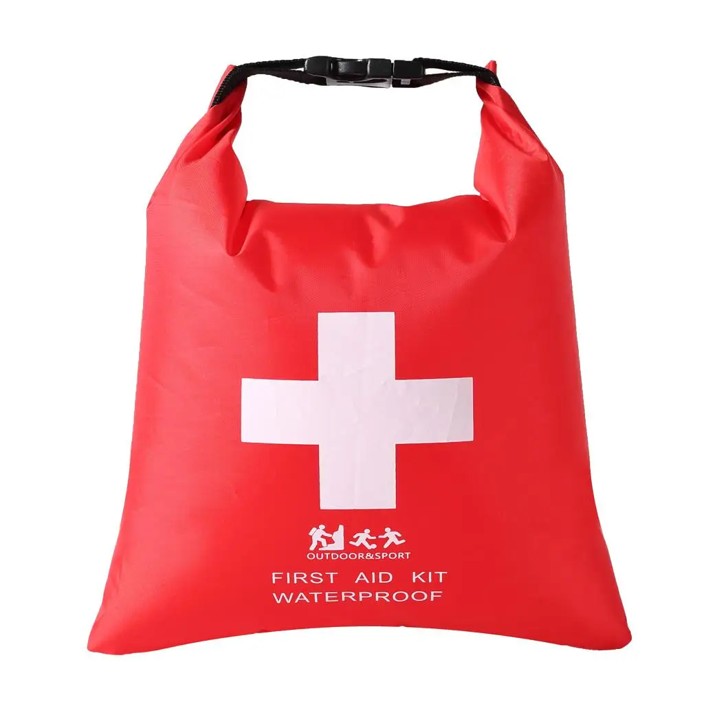 2X small waterproof bag, 1.2 liter empty first aid pouch First Aid dunnage bag