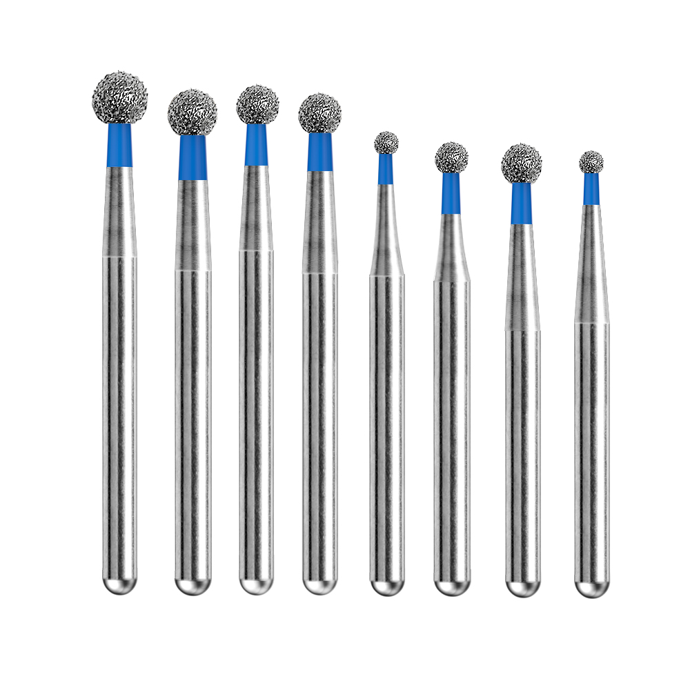 Best of BR Type Dental Diamond Burs Drill Ball Round Type FG 1.6mm For High Speed Handpiece Polishing Teeth Stainless Steel Reviews & Tips - Image 2