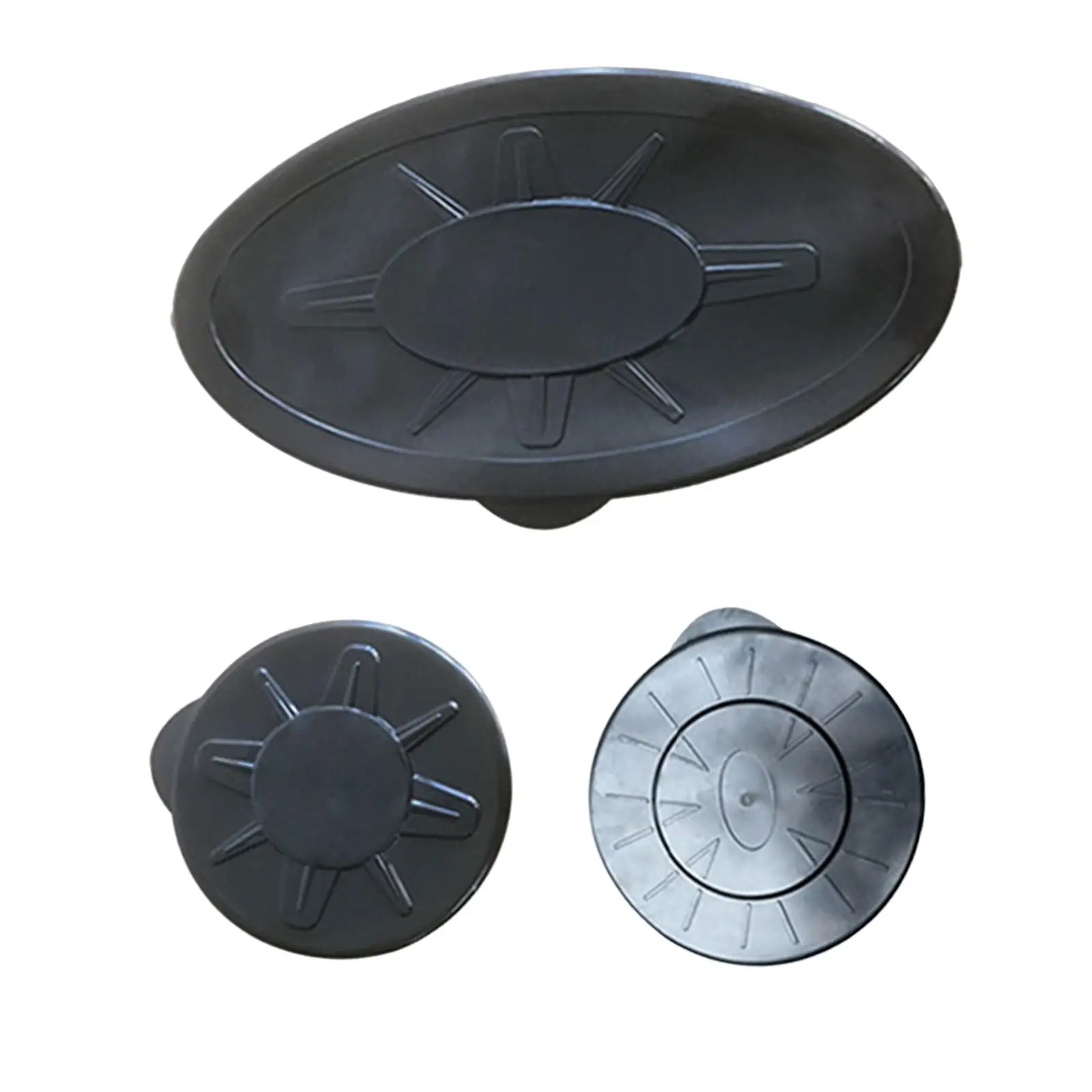 Kayak Hatches 9 inch Round/Oval Lock Hatch Accessories Parts Access Cover Replacement Hatches for Boat Canoes Marine Kayak