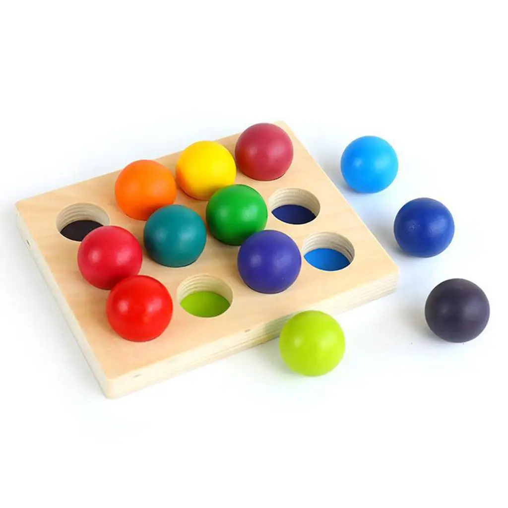 Multicolored Sorting Board Matching Game  Kids Educational Toy