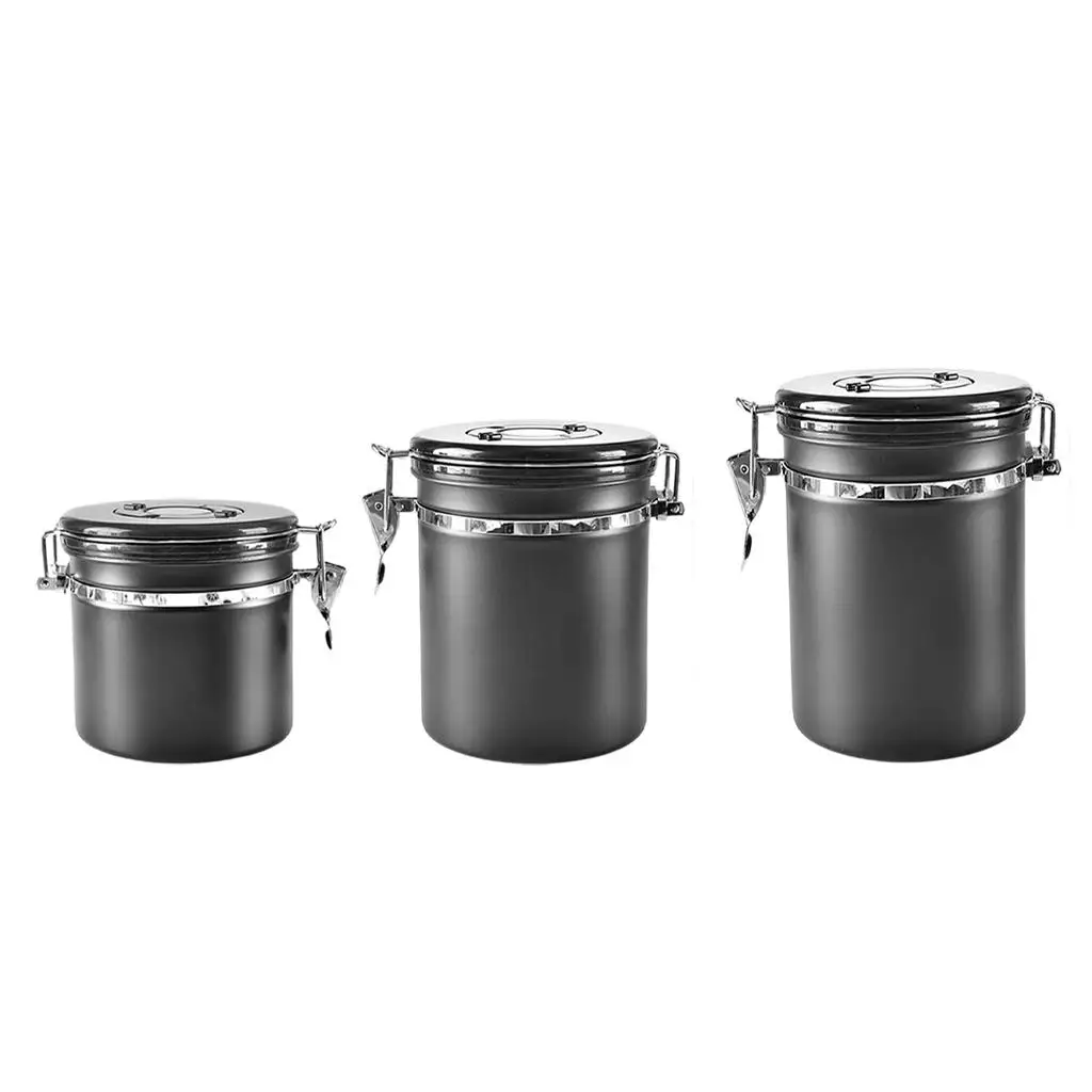 Multiuse Coffee Canister Storage Cans Tea Holder with Date