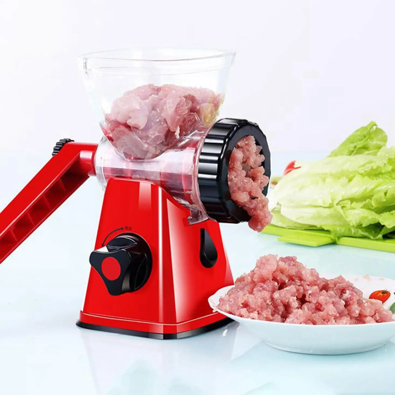 Stainless Steel Manual Meat Grinder Manual Food Grinder Chicken Mincer