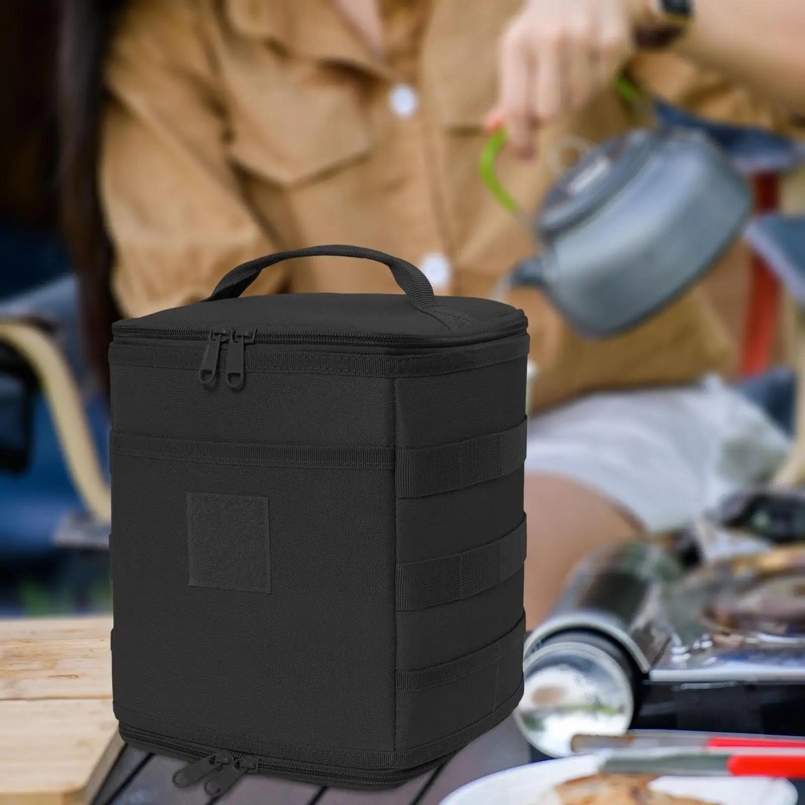 Gas Tank Storage Bag Tableware Storage Bag Large Capacity Protector Storage Case for Cooking Outdoor Camping Travel Backpacking