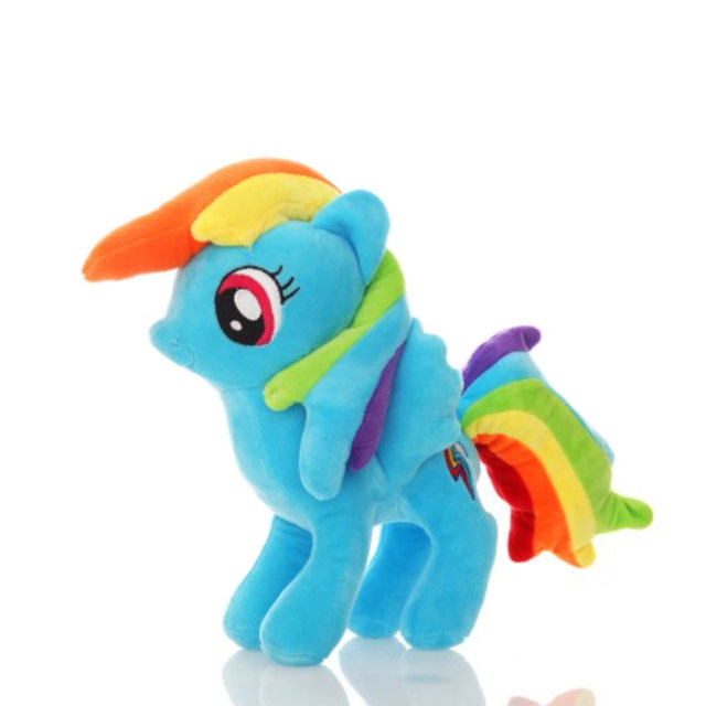 My Little Pony Figuras animais para crianças, Brinquedos de pelúcia dos  desenhos animados, Presente bonito da boneca, Rainbow Dash, Twilight  Sparkle, Applejack, 30cm - AliExpress