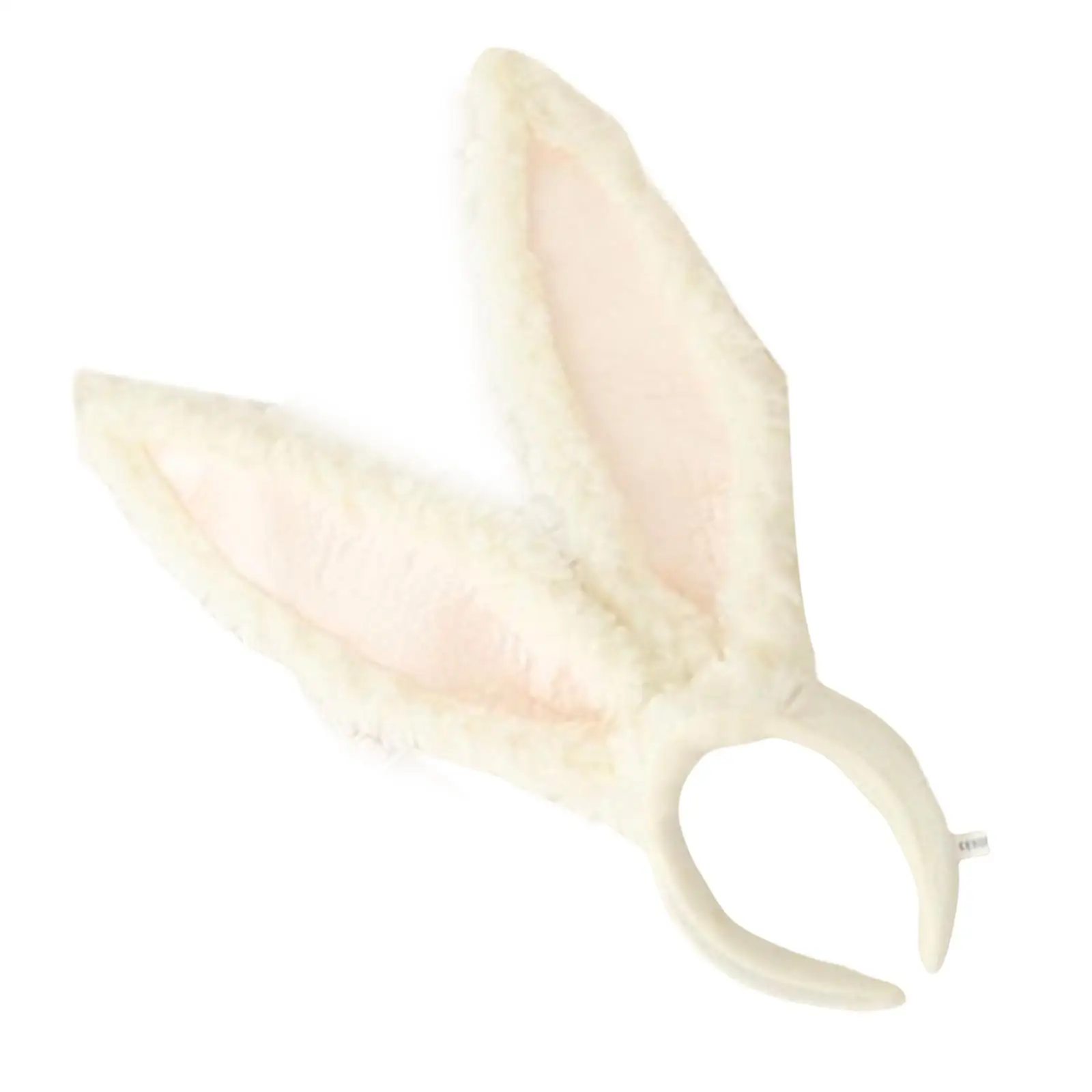 Plush Rabbit Ear Hair Bands Headwear Long Furry Dress accesorios Headwraps Bunny Ear Hair Hoop for Cosplay Christmas Halloween