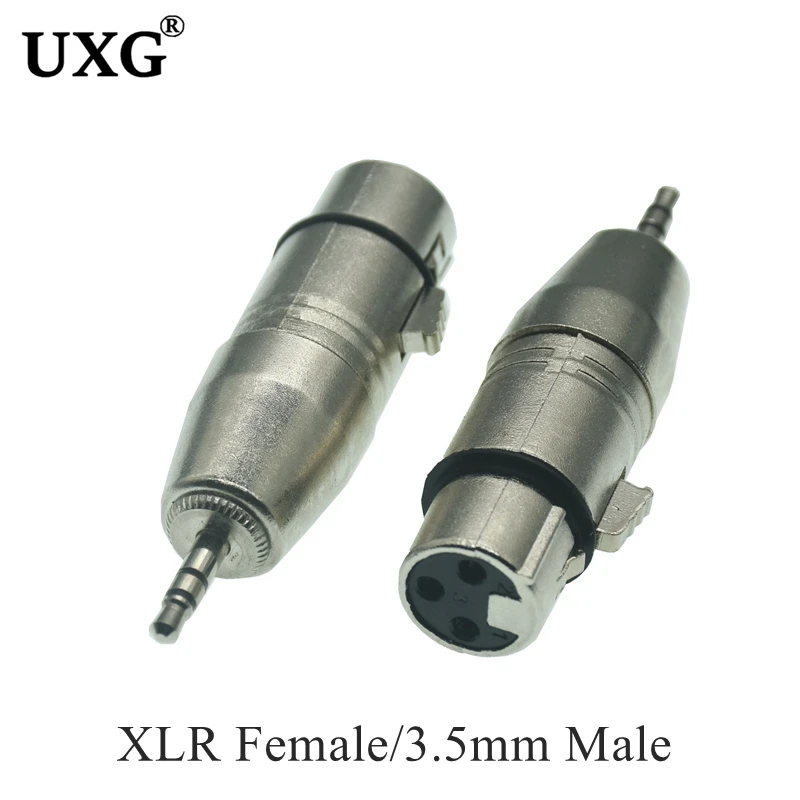 1 stücke XLR 3 Pin Buchse auf 3,5mm Buchse & Stecker 1/8 "TRS Mini Weibliche Stereo mikrofon Audio Adapter Konverter Stecker – Detail 5