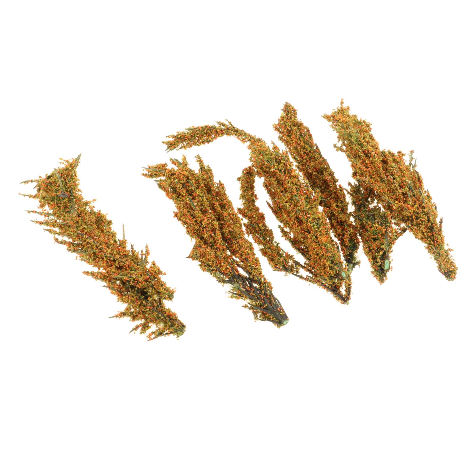 1 Box Mini Simulated Shrub Clusters Terrain Grass Tuft for Fairy Garden Model Train Static Scenery Landscape Architecture Layout