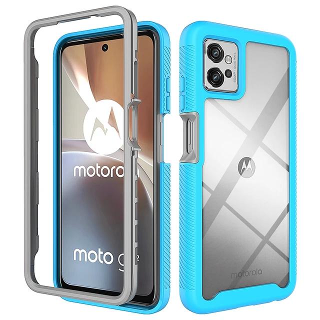 Compatible with Moto G84 5G Case,Compatible with Motorola Moto G84 5G Full  Protection Shockproof TPU Soft Shell Cell Phone Case Cover Blue