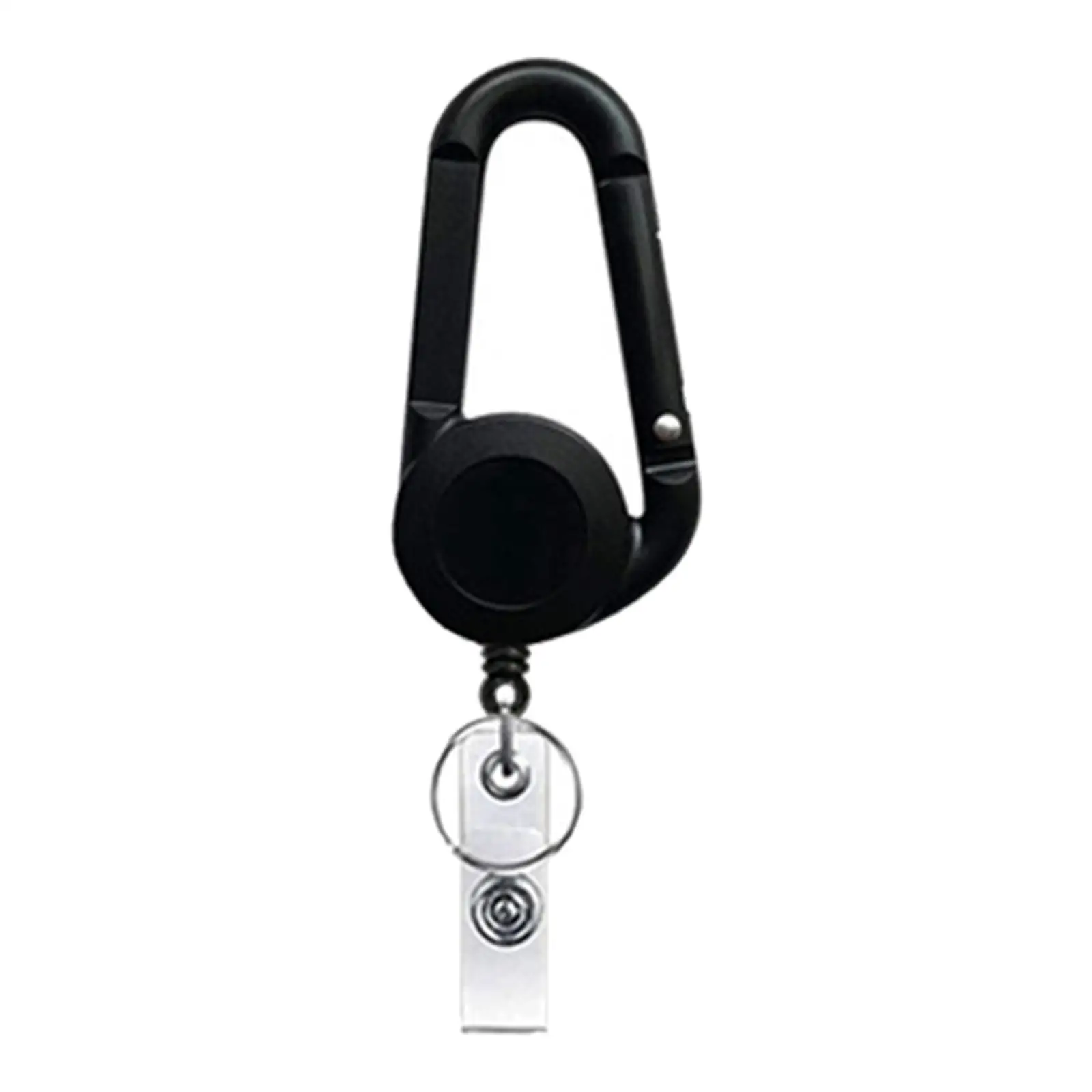 Keychain Retractable Durable D Ring Accessories Lock Snap Hooks Keyrings Carabiners for Sports Bottle Backpack Travel Men Women