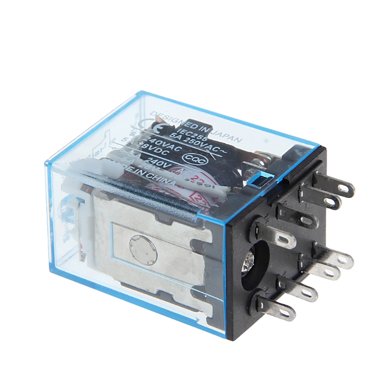 Description Picture 6 of item8 Pin PYF08A 220/240 V Bobina Power DPDT MY2NJ With Base