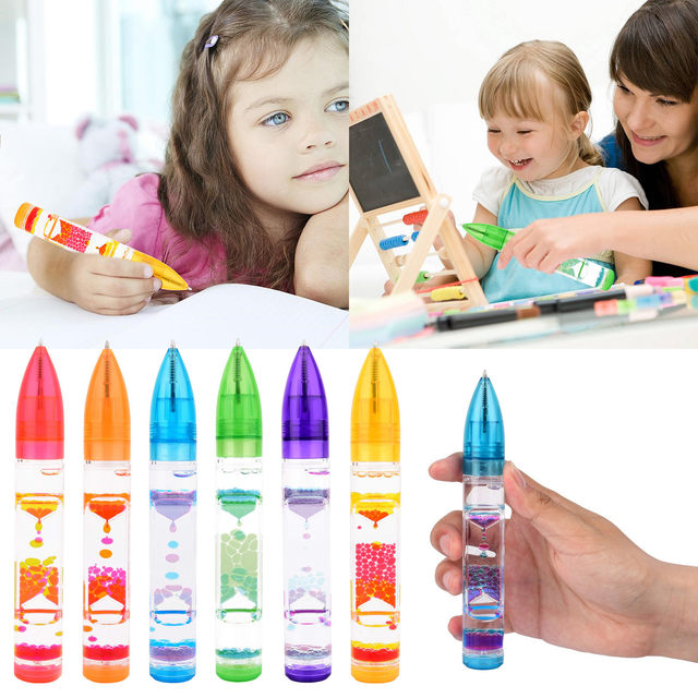 Kids Arts And Crafts Ages 6-8 Boys Toys Liquipen Liquid Motion BubblerPens  Sensory ToyWrites Like A Regular Pen Colorful Liquid - AliExpress