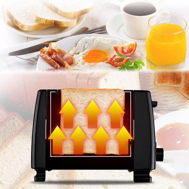 Title 8, 2 Slice Toaster Wide Slot Toaster Baking Bread ...