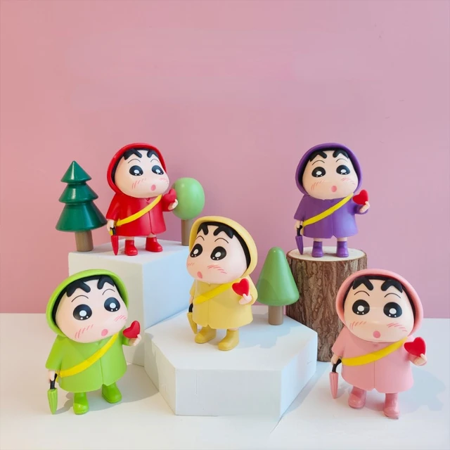 The Second Generation of 5 Crayon Shin-chan Mackintosh Models Bishoujo Doll  Ornaments Action Figures Anime Peripheral Toys - AliExpress