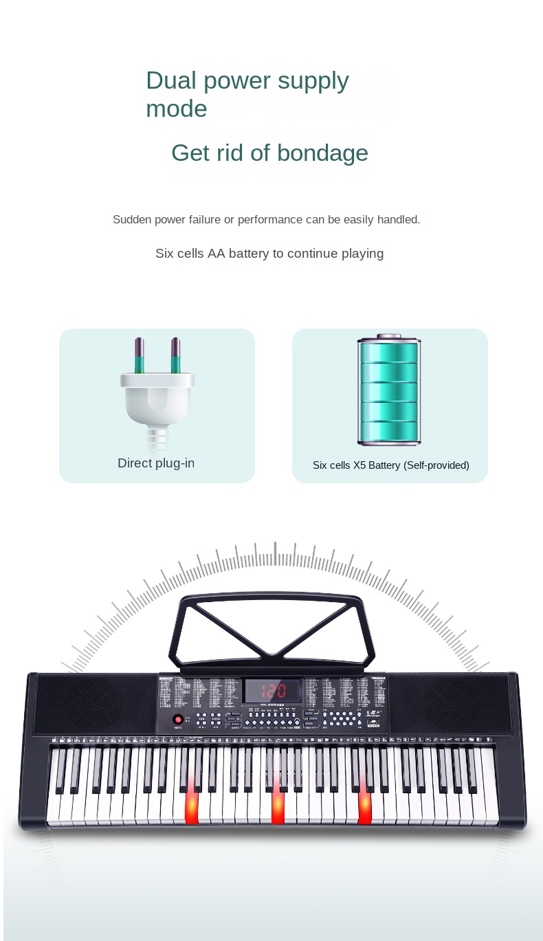 Title 19, Musical Keyboard Midi Controller Piano Electron...