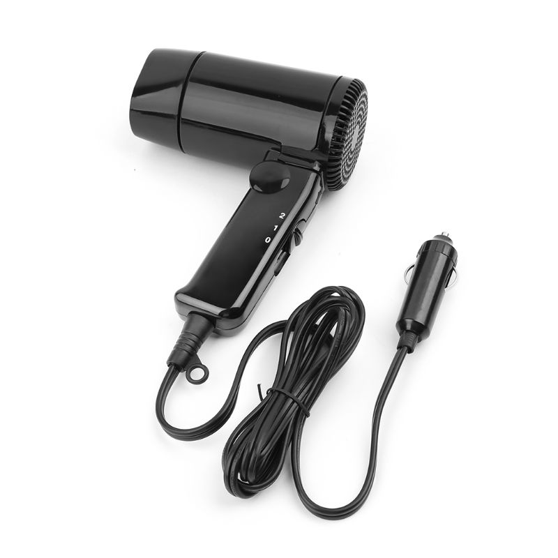 Title 7, Portable 12V Car-styling Hair Dryer Hot Cold Fo...