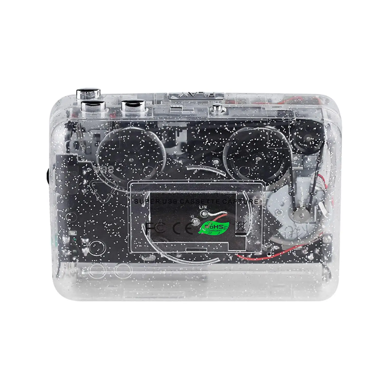 Cassette Player Lightweight Design 11x8.1x3.1cm Cassette to MP3 Converter Compact Recorder Compact Vintage Cassette Tape Player