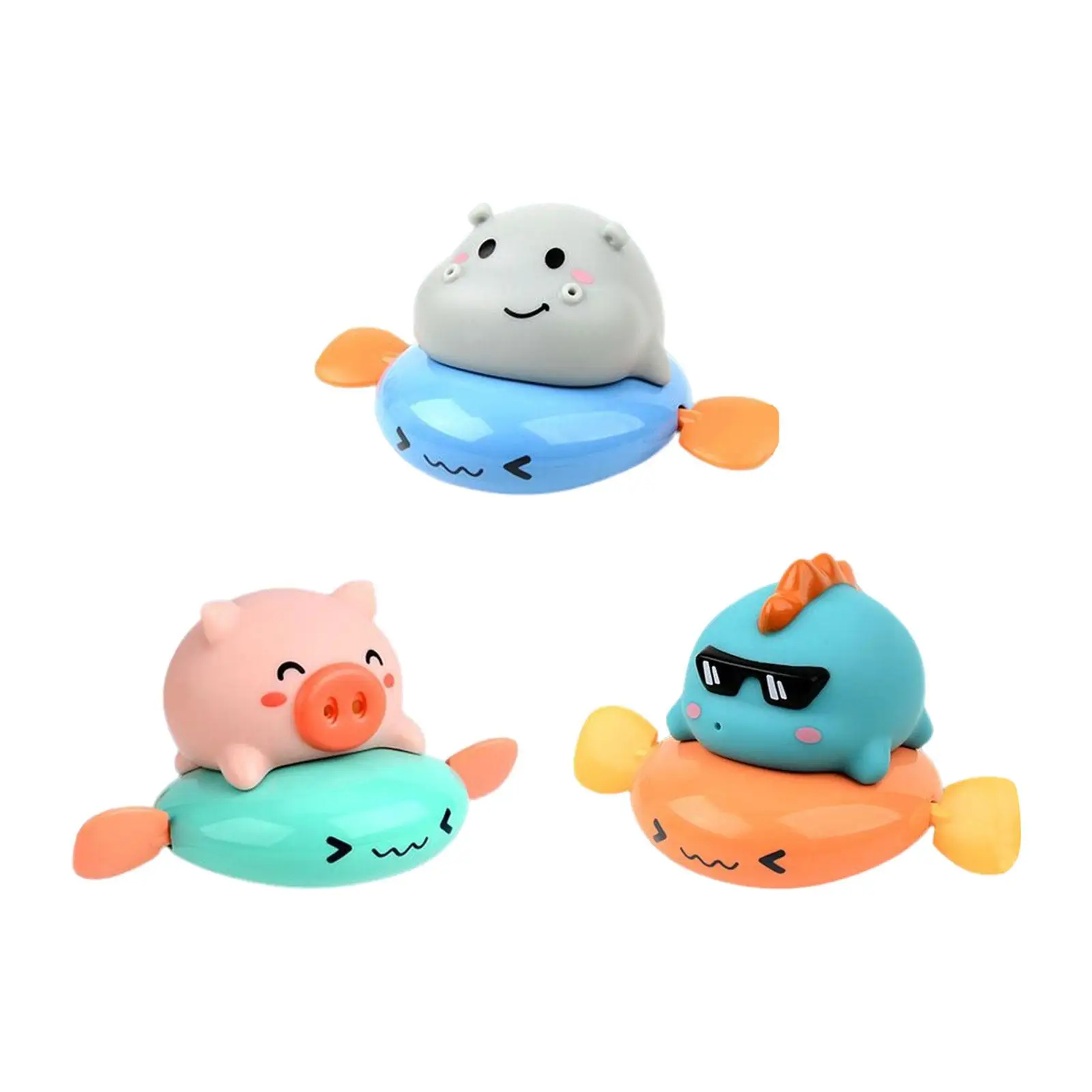 3Pcs Toy Swimming Pool Toy Water Spraying Toy Bath Time Water Toys for Boys and Girls