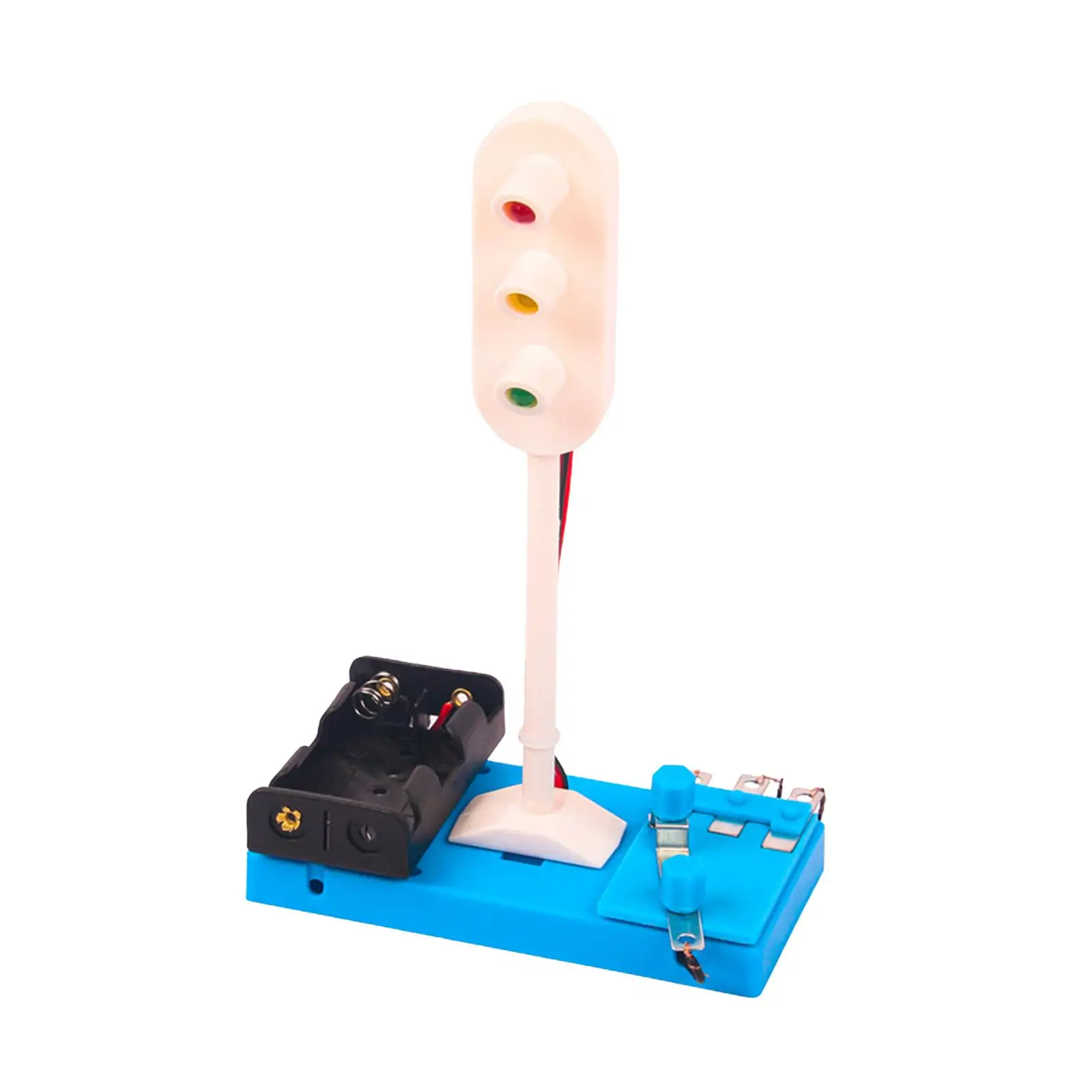Traffic Light Toy Students Assembly Set Simple Circuit Physics Study Electronic Assembly Toy Educational Toy Traffic Light Model
