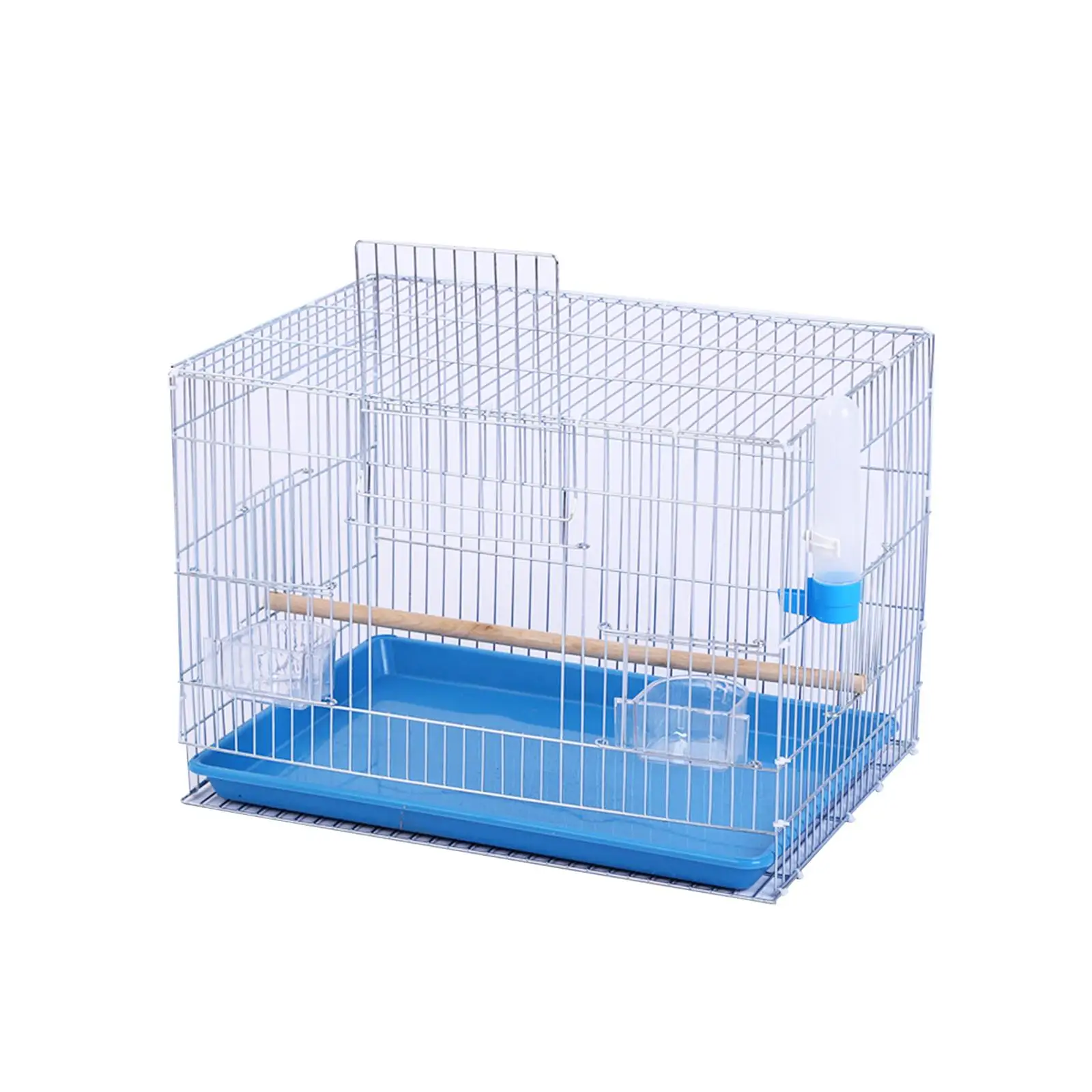 Durable Bird Cage Bird Feeder Waterer Stand Stand Cage Pet Supplies Pet House Birdcage for Parrot Lovebirds Budgies Accessories