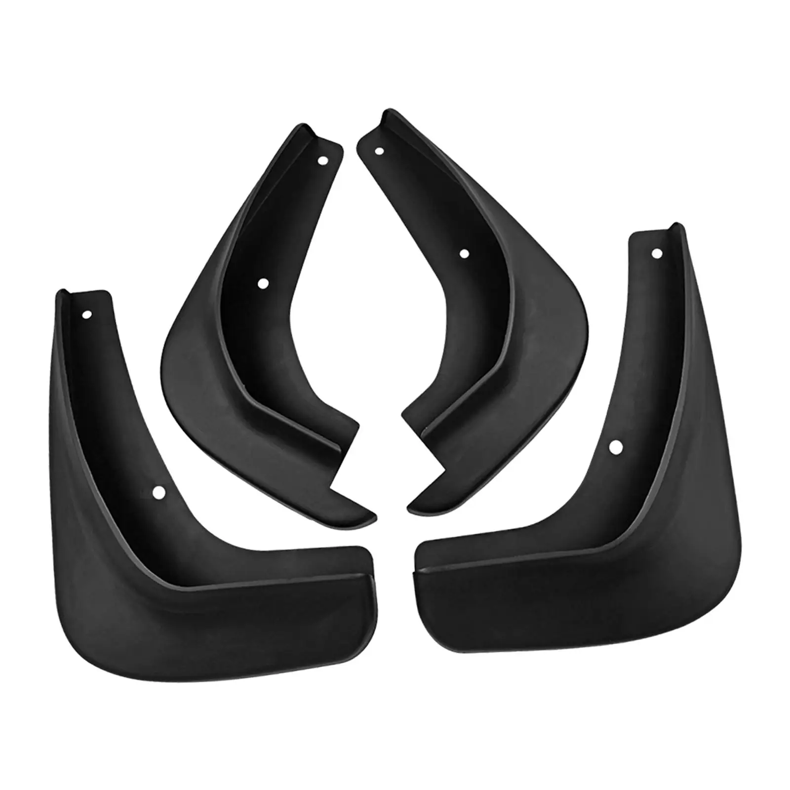 4 Pieces Mud Flaps Mudguards Fender for Ford Mondeo MK4 Easy to Install