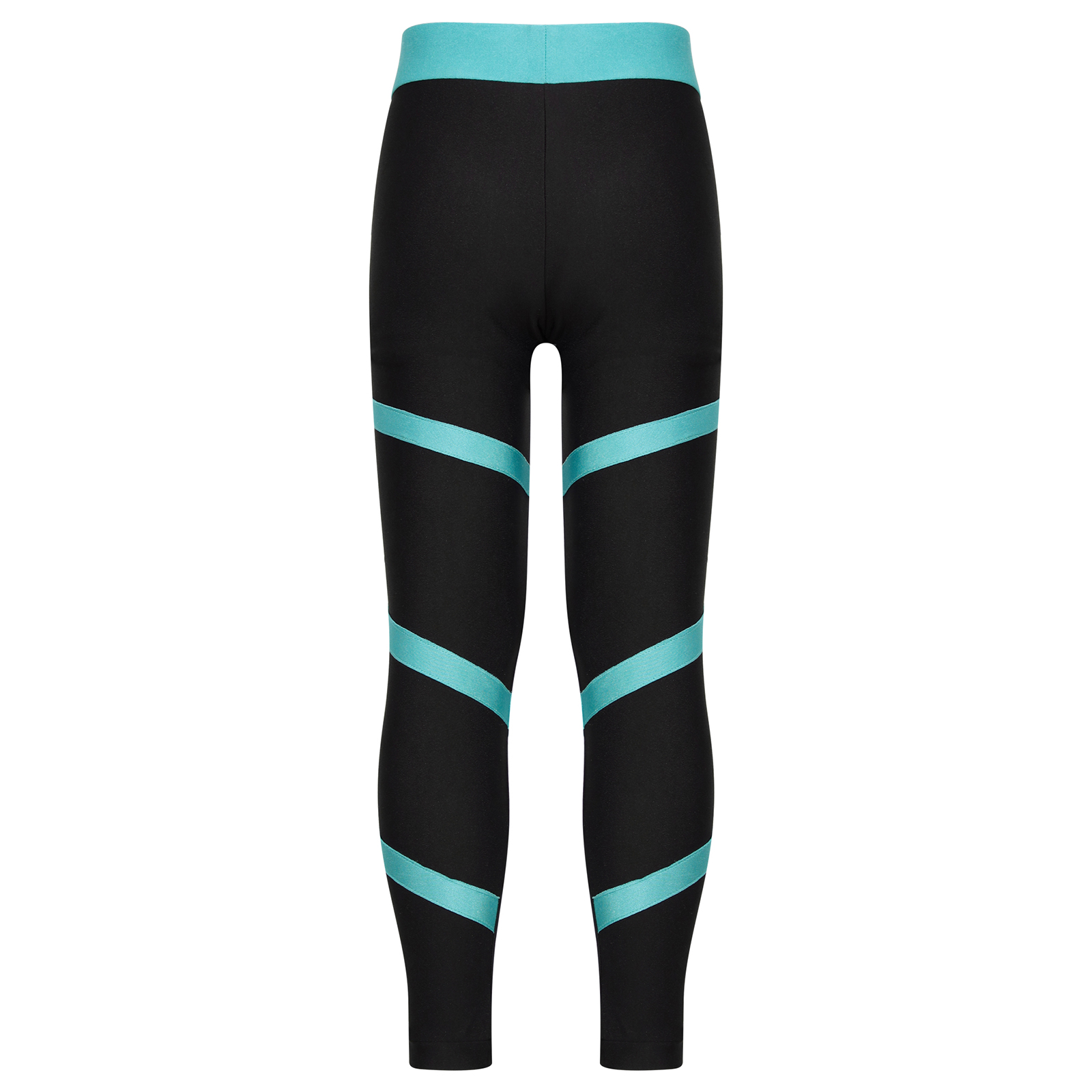 Description Picture 5 of itemChildren's Gymnastics Leggings Girls Skinny Trousers Teens Elastic Waistband Tights for Dancing Running Sport Skating Yoga Pants