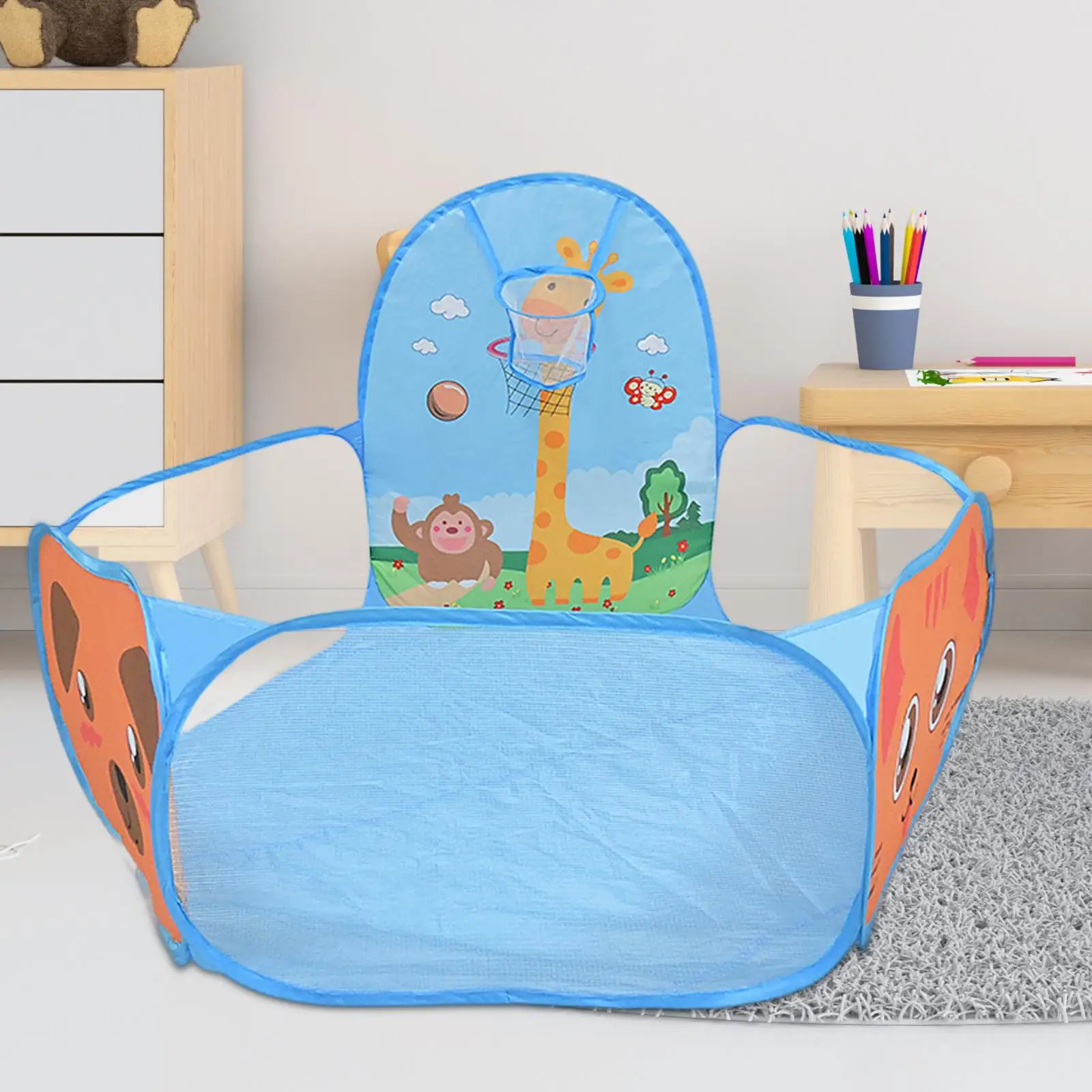 Kids Play Tent Indoor Portable Fence Toddles Tent Easy Assemble Child Room Decor Folding for Children Boys Kids Toddlers Girls