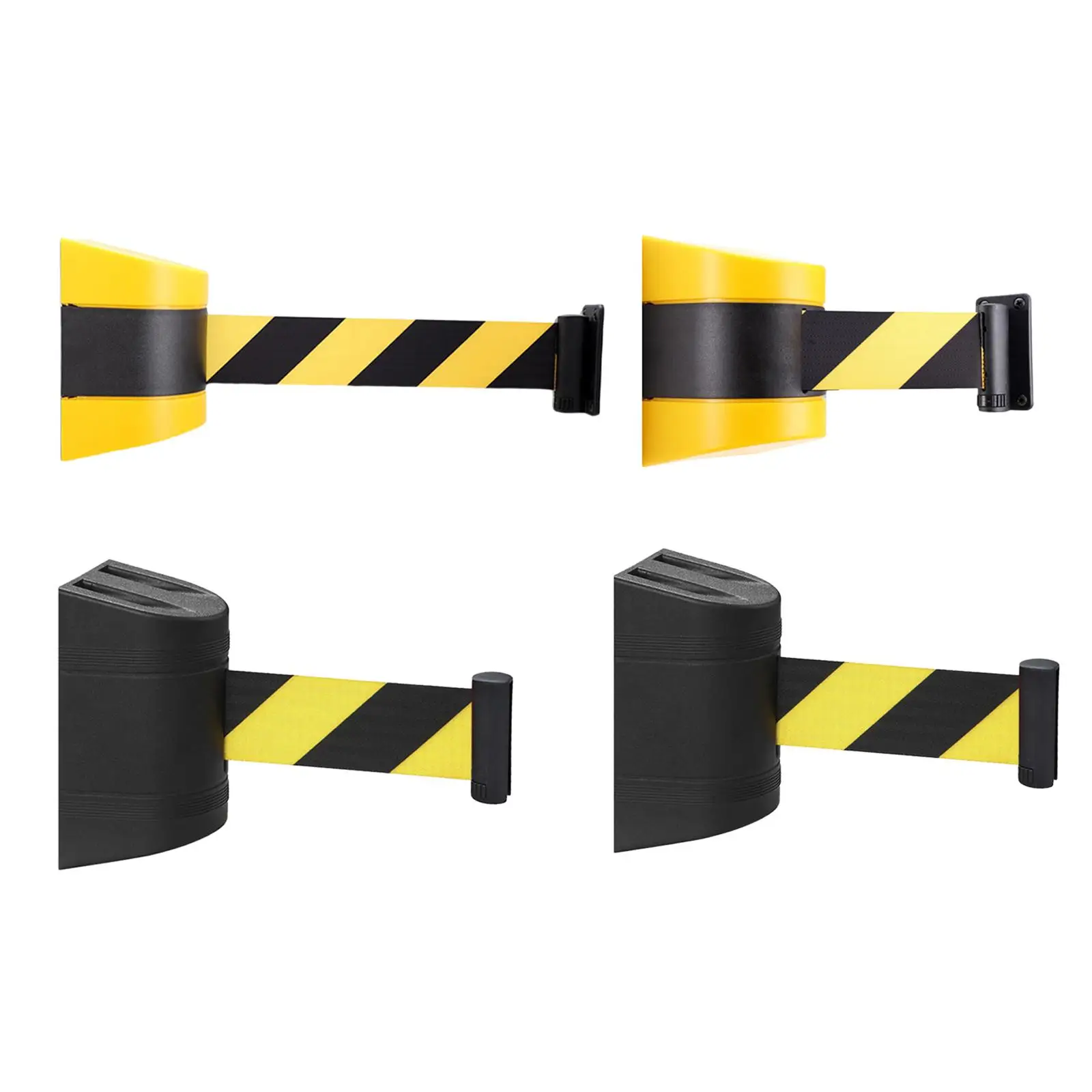 Wall Mounted Belt Barrier Multifunctional Crowd Control Wall Barrier for warehouse Aisle Sporting Events Elevator