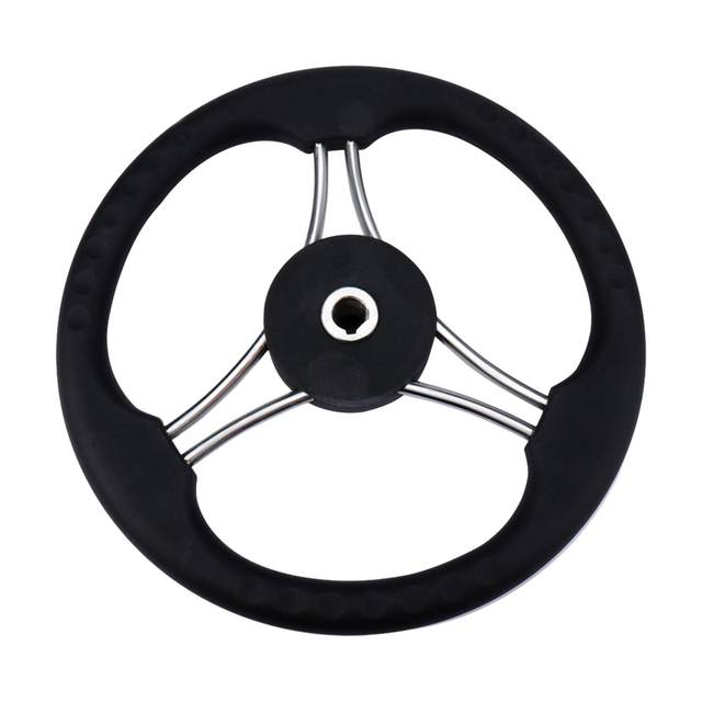 Volante De Barco De Fibra De Carbono 12.5 Pulgadas - Eje Cónico 3/4, Resistente Al óxido Para Barcos, Yates, Pontones